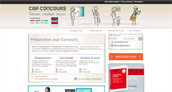 Desktop Screenshot of cap-concours.fr